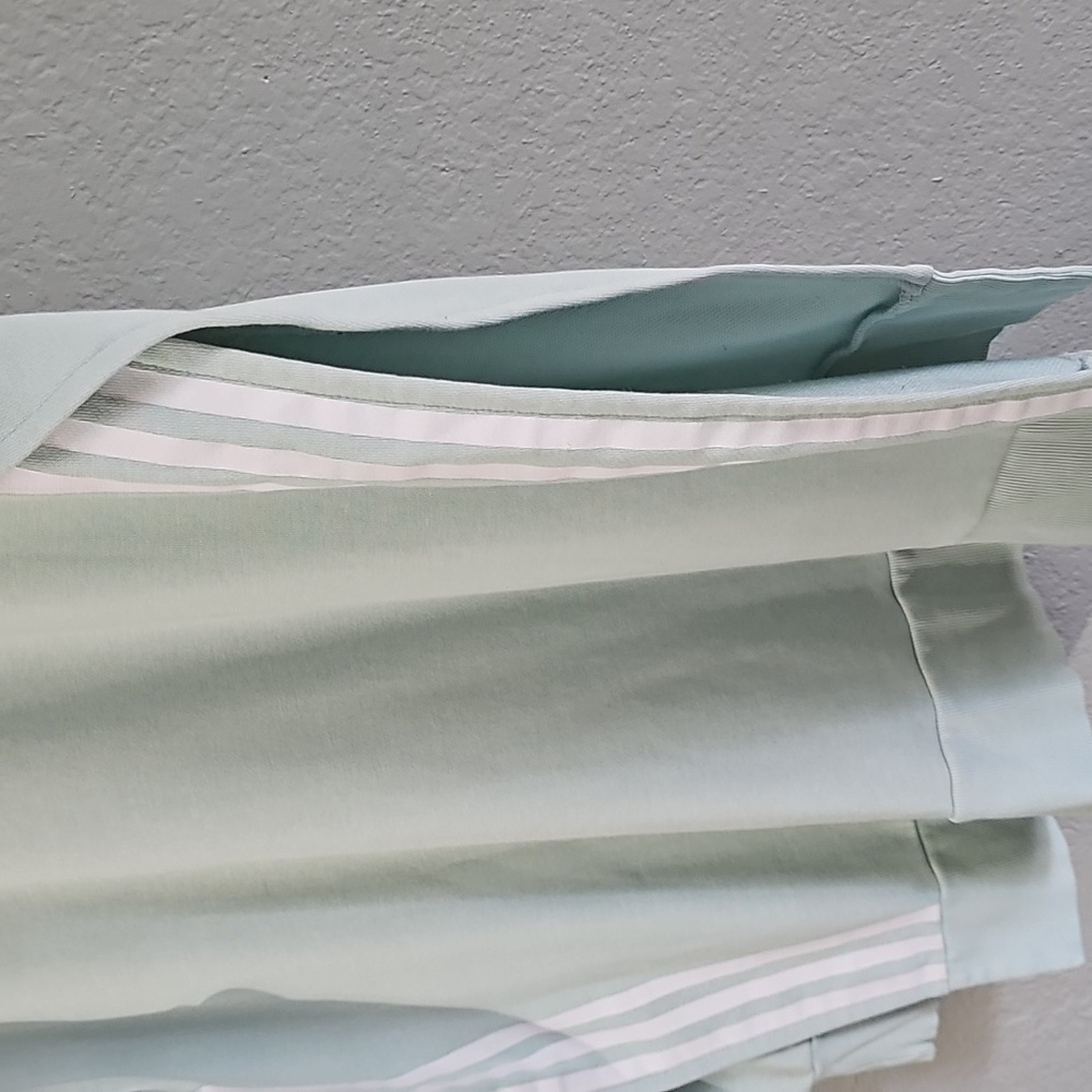 Adidas Crewneck Long Sleeve Sweatshirt, Mint Green Womens Large Oversized - Picture 7 of 8